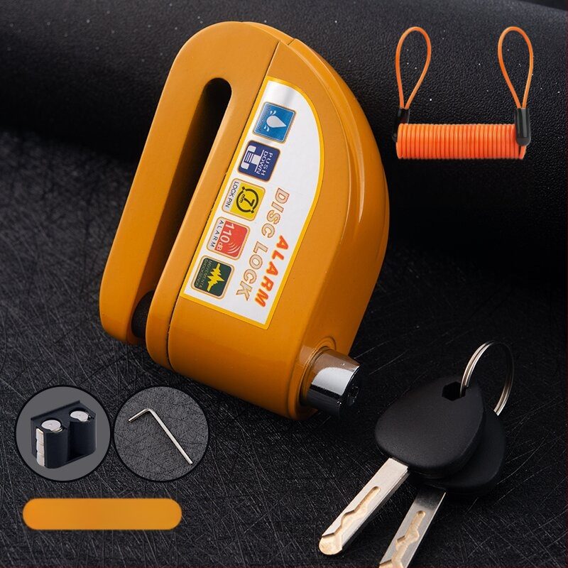 Αναφορτιζόμενο Αλάρμ Δίσκου Κλείδωμα για Ποδήλατο, Αλουμινίου Κράμα, 281 g, Μοντέλο D02, Κωδικός Προϊόντος D01