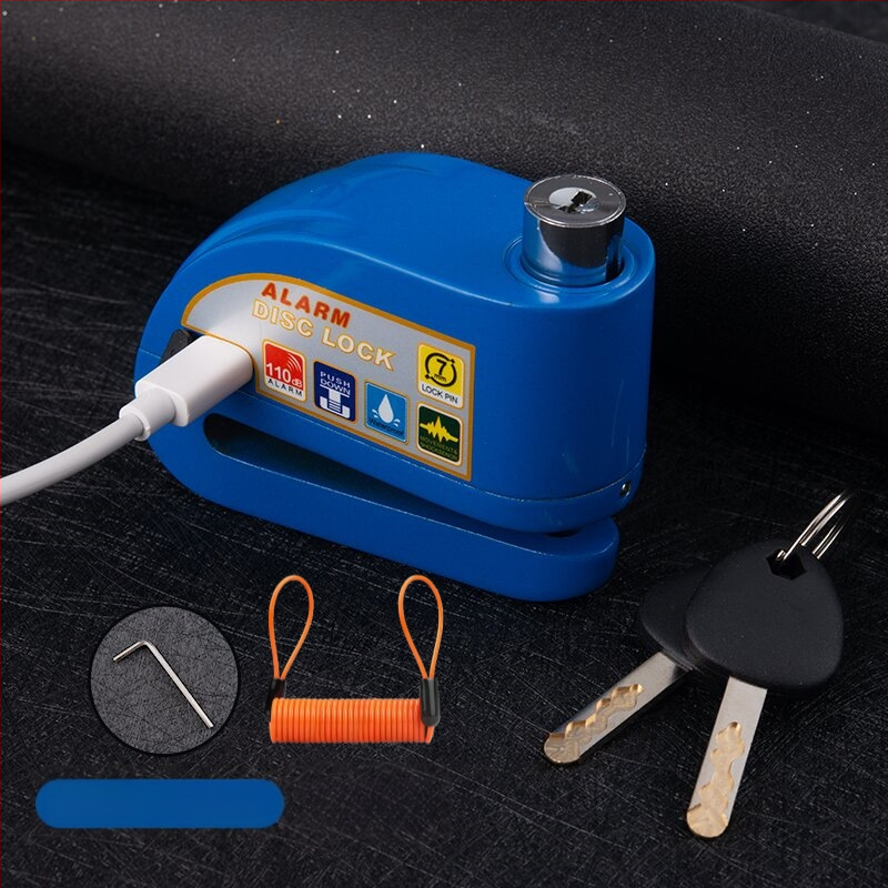 Αναφορτιζόμενο Αλάρμ Δίσκου Κλείδωμα για Ποδήλατο, Αλουμινίου Κράμα, 281 g, Μοντέλο D02, Κωδικός Προϊόντος D01