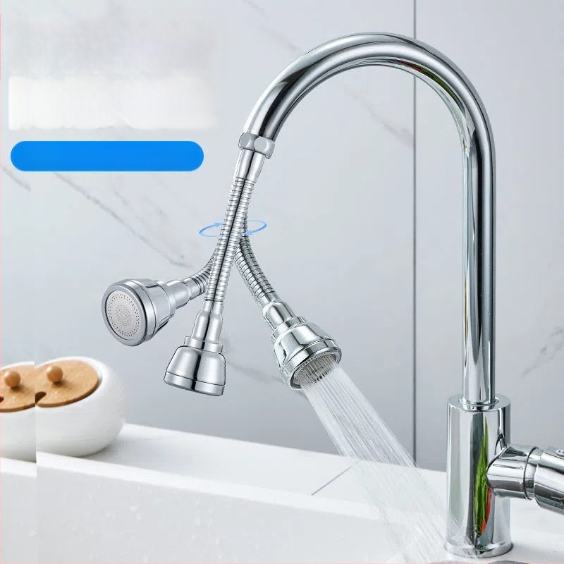 Predĺženie kuchynskej batérie s univerzálnym konvertorom, 304 nerezová oceľ, elektroplátované, ručné inštalácie, model Semi-Copper