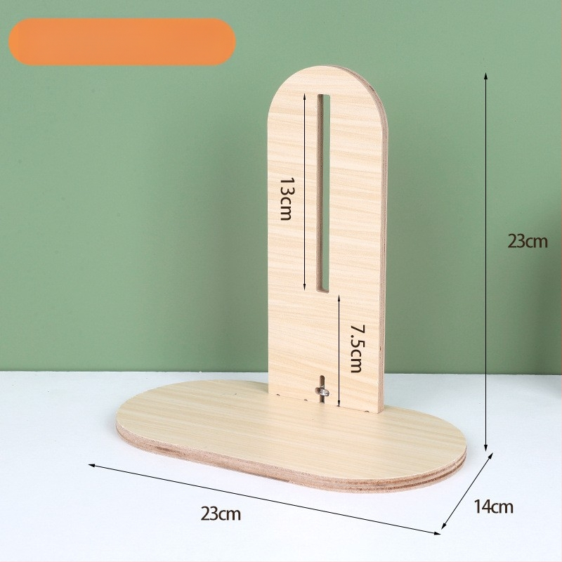 Hamster nest – okrúhly drevený úkryt, vodotesný, kreslený štýl (Materiál: Silk flower; Tvar: Okrúhly; Funkcia: Vodotesný; Štýl: Kreslený; Aplikačné objekty: Hamster)