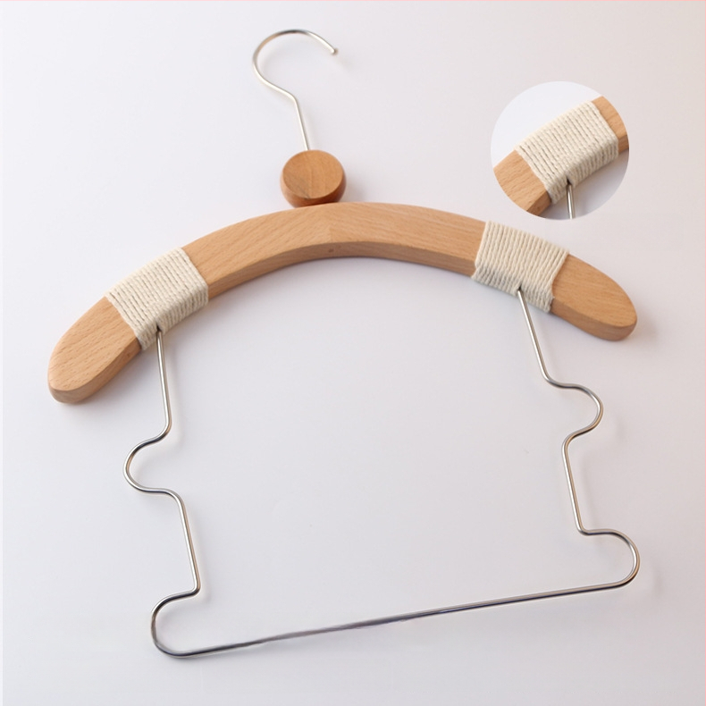 Umerașe din lemn pentru copii, antiderapante, cu clips pentru pantaloni, set de 10 bucăți, personalizabil