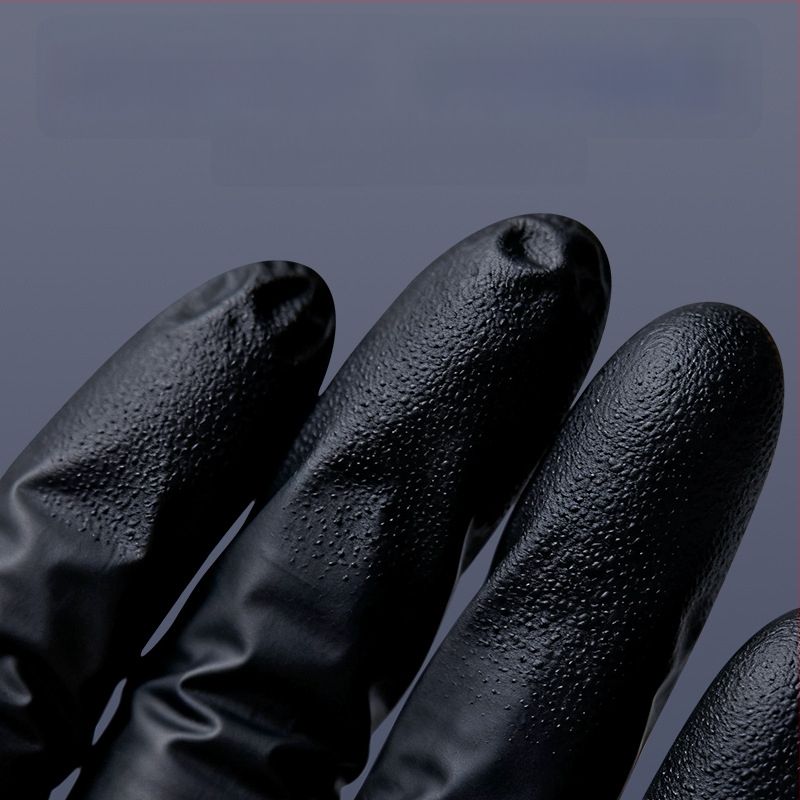 Jiankang нитрилни еднократни ръкавици, удебелени, хранителна класа, водоустойчиви и маслоустойчиви, за миене на съдове