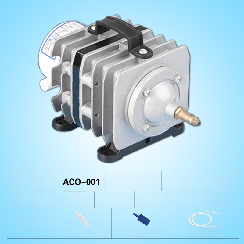 Електромагнитна въздушна помпа за езеро и рибовъдство — Бранд SUNSUN/Sensen; Тегло: 5 кг; Шум: 50 dB; Захранване: AC