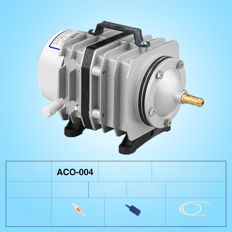 Електромагнитна въздушна помпа за езеро и рибовъдство — Бранд SUNSUN/Sensen; Тегло: 5 кг; Шум: 50 dB; Захранване: AC