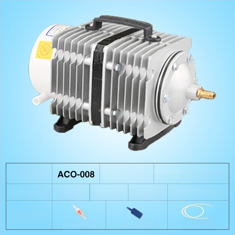 Електромагнитна въздушна помпа за езеро и рибовъдство — Бранд SUNSUN/Sensen; Тегло: 5 кг; Шум: 50 dB; Захранване: AC