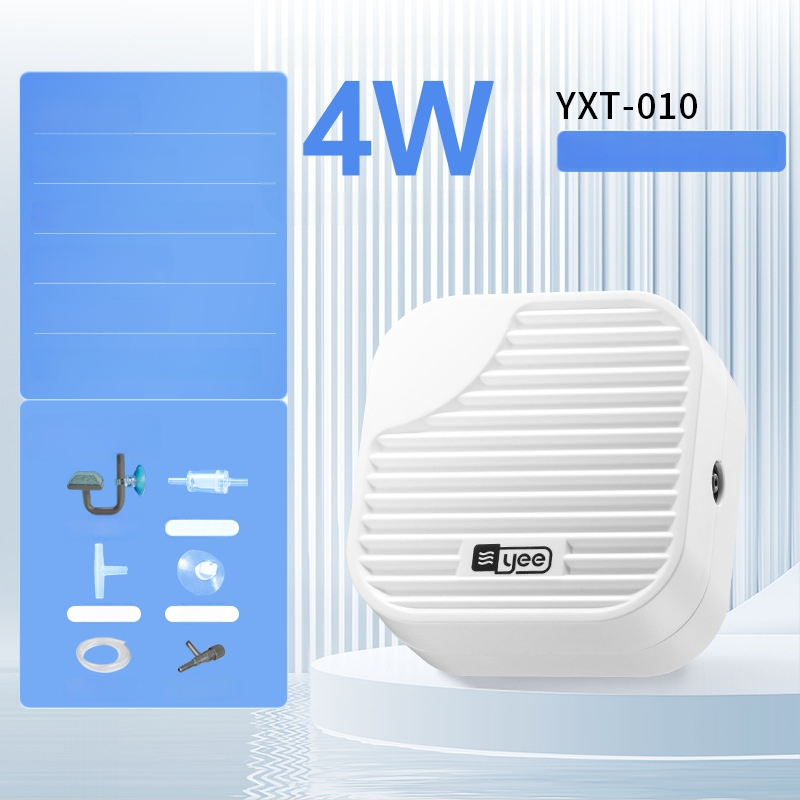 yee Akváriumi oxigénszivattyú – csendes aerátor, 0,5 kg súlyú, otthoni használatra