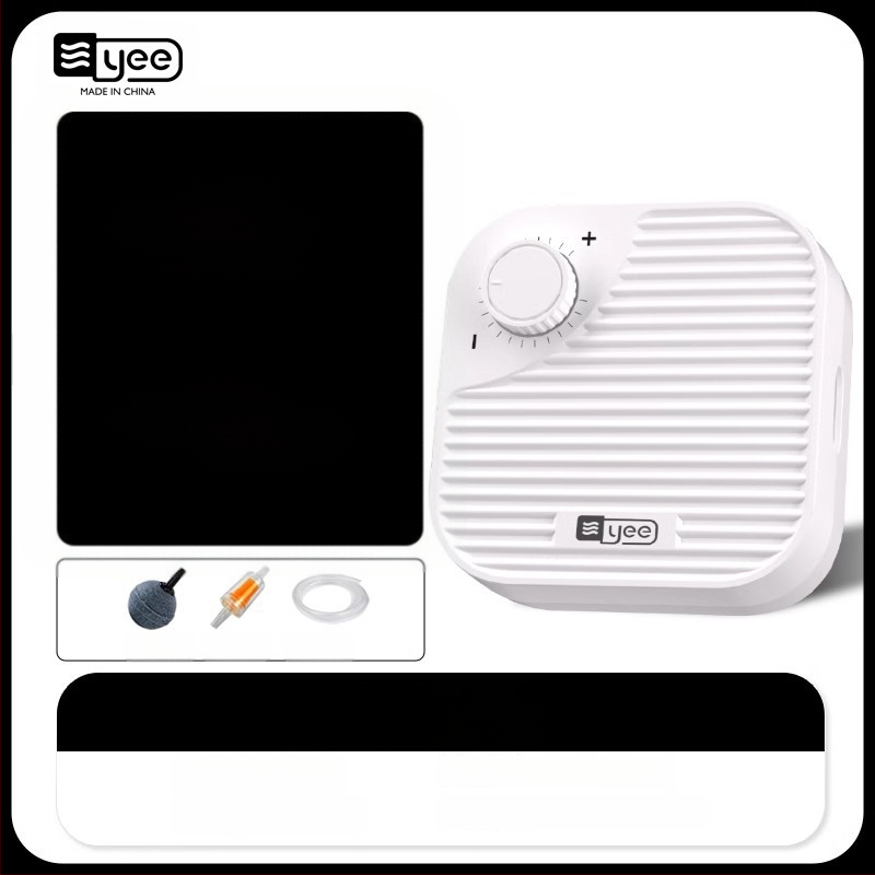 yee Akváriumi oxigénszivattyú – csendes aerátor, 0,5 kg súlyú, otthoni használatra