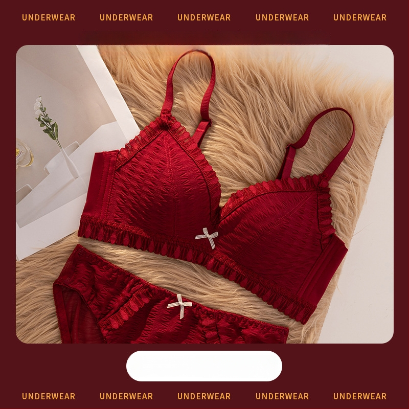 Set de sutiene pentru femei cu cupă 3/4, cupe modelate cu partea superioară subțire, partea inferioară mai groasă, material dantelat din nailon, bretele fixe duble, închidere din spate cu trei rânduri, fără fir, respirabil, confortabil