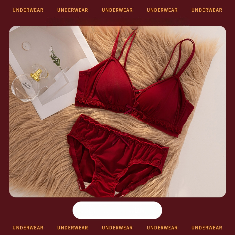 Set de sutiene pentru femei cu cupă 3/4, cupe modelate cu partea superioară subțire, partea inferioară mai groasă, material dantelat din nailon, bretele fixe duble, închidere din spate cu trei rânduri, fără fir, respirabil, confortabil