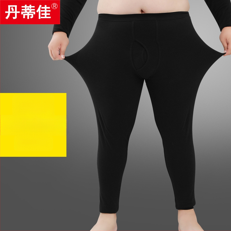 Colanți termici din bumbac pentru bărbați, dintr-un singur strat, calzi, țesătură 161-180 g/m2