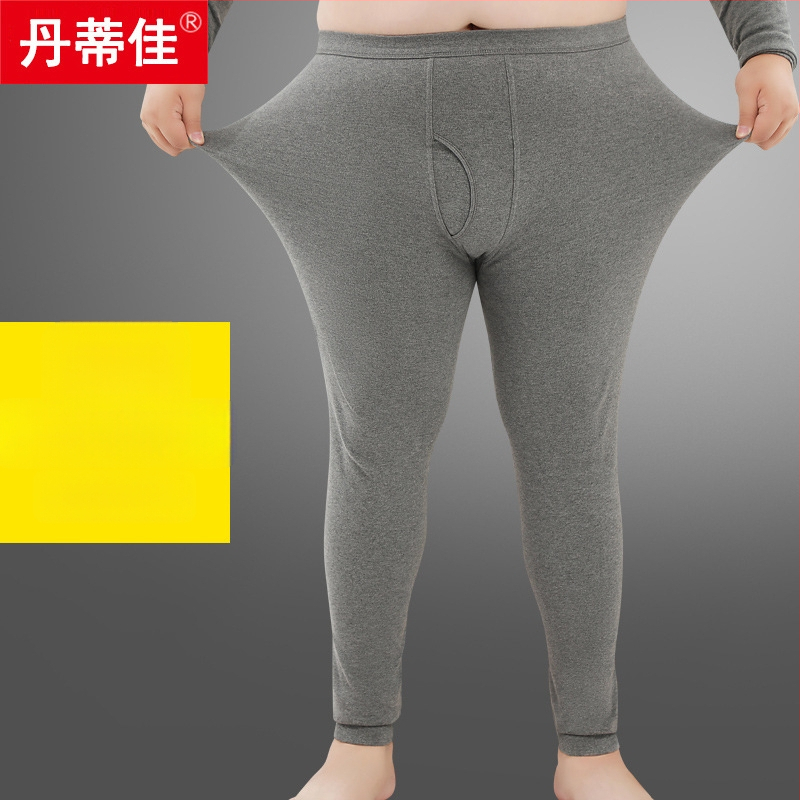 Colanți termici din bumbac pentru bărbați, dintr-un singur strat, calzi, țesătură 161-180 g/m2