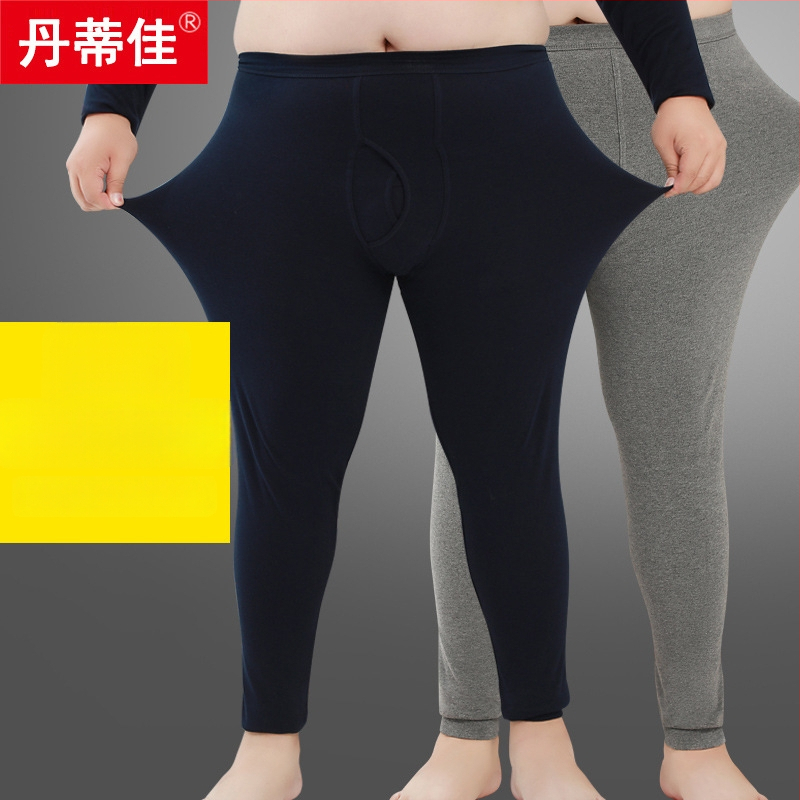 Colanți termici din bumbac pentru bărbați, dintr-un singur strat, calzi, țesătură 161-180 g/m2