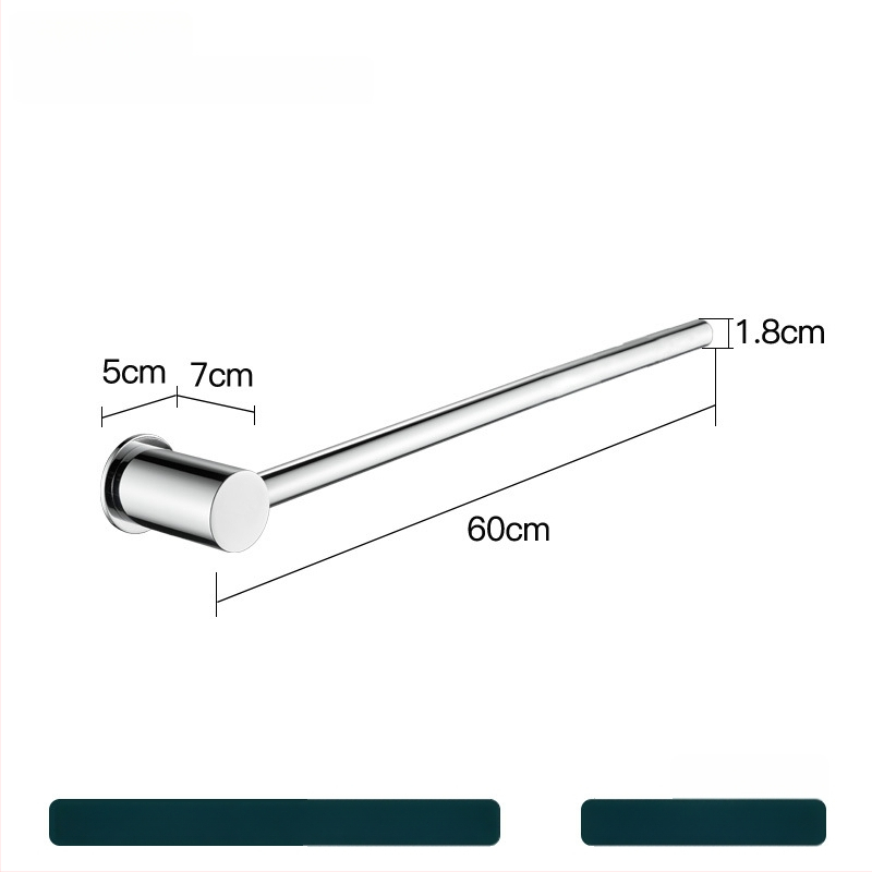 Réz törölközőtartó – fúrás nélküli szerelés, teherbírás 10 kg, egyetlen réteg, modern minimalista stílus