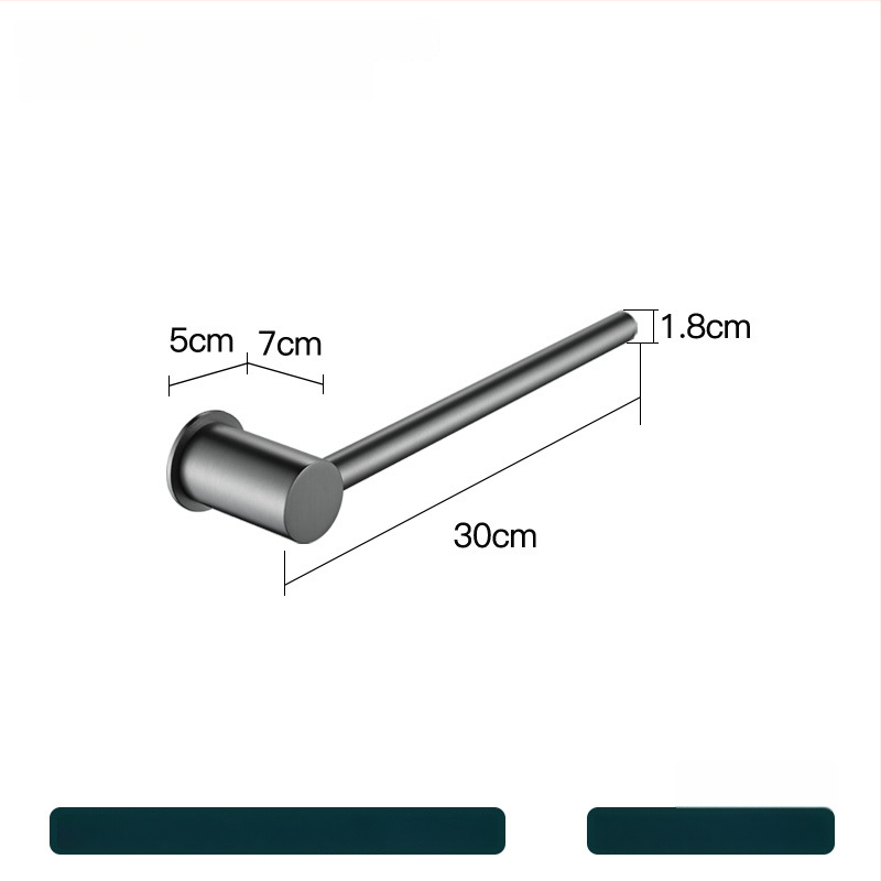 Réz törölközőtartó – fúrás nélküli szerelés, teherbírás 10 kg, egyetlen réteg, modern minimalista stílus