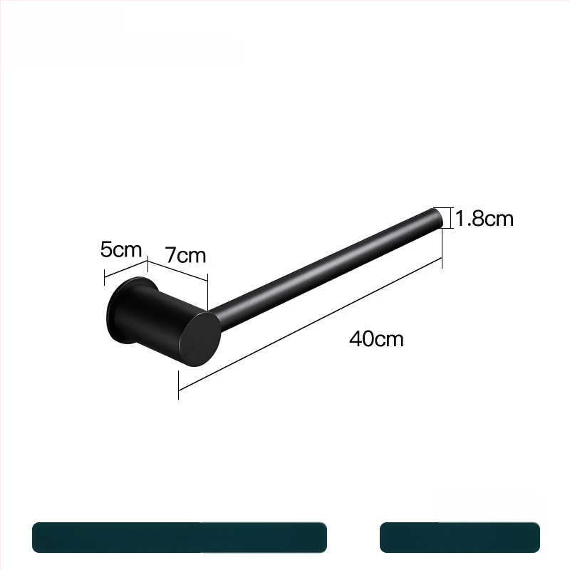 Réz törölközőtartó – fúrás nélküli szerelés, teherbírás 10 kg, egyetlen réteg, modern minimalista stílus