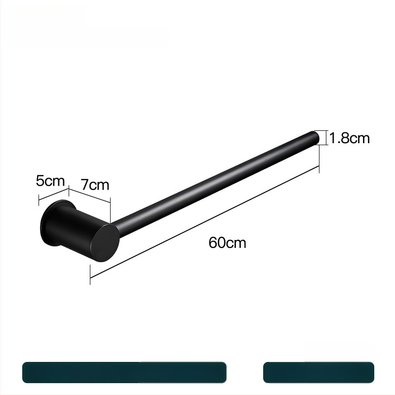 Réz törölközőtartó – fúrás nélküli szerelés, teherbírás 10 kg, egyetlen réteg, modern minimalista stílus