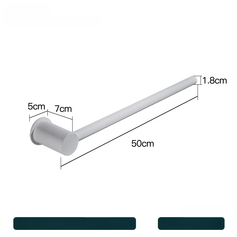 Réz törölközőtartó – fúrás nélküli szerelés, teherbírás 10 kg, egyetlen réteg, modern minimalista stílus