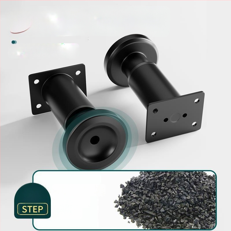 Állítható bútorlábak – rozsdamentes acél és hideg hengerelt acél; univerzális felhasználás; modern, minimalist stílus; bevonat sütőben égett