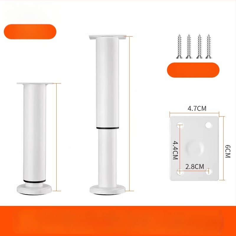 Állítható bútorlábak – rozsdamentes acél és hideg hengerelt acél; univerzális felhasználás; modern, minimalist stílus; bevonat sütőben égett