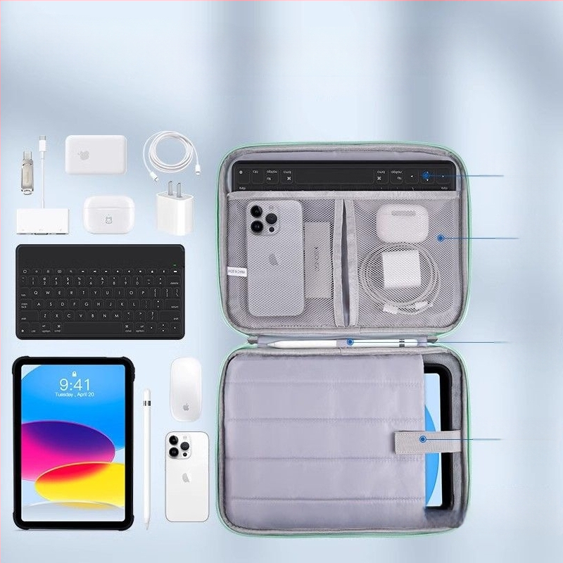 Obal na tablet Huawei MatePad Pro s vnútorným organizérom, ultra ľahký, priedušný PU materiál, PU podšívka, odolný voči opotrebeniu a rozširovateľný