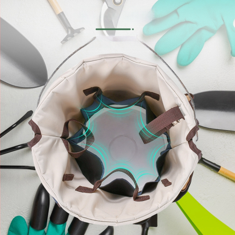 Τσάντα εργαλείων κήπου, συμβατή με κουβά, από Oxford ύφασμα, πολλαπλών στρώσεων αδιάβροχη