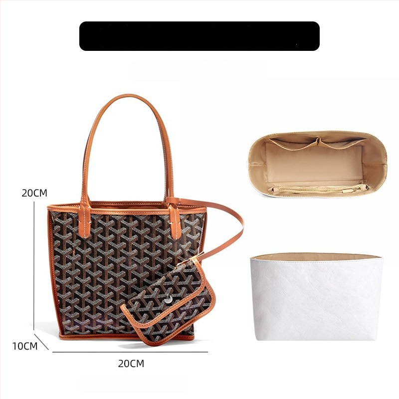 Geantă interioară pentru Goyard Anjou tote, design respirabil, lansare primăvara 2025, material: Alt, cutie: 1 bucată.