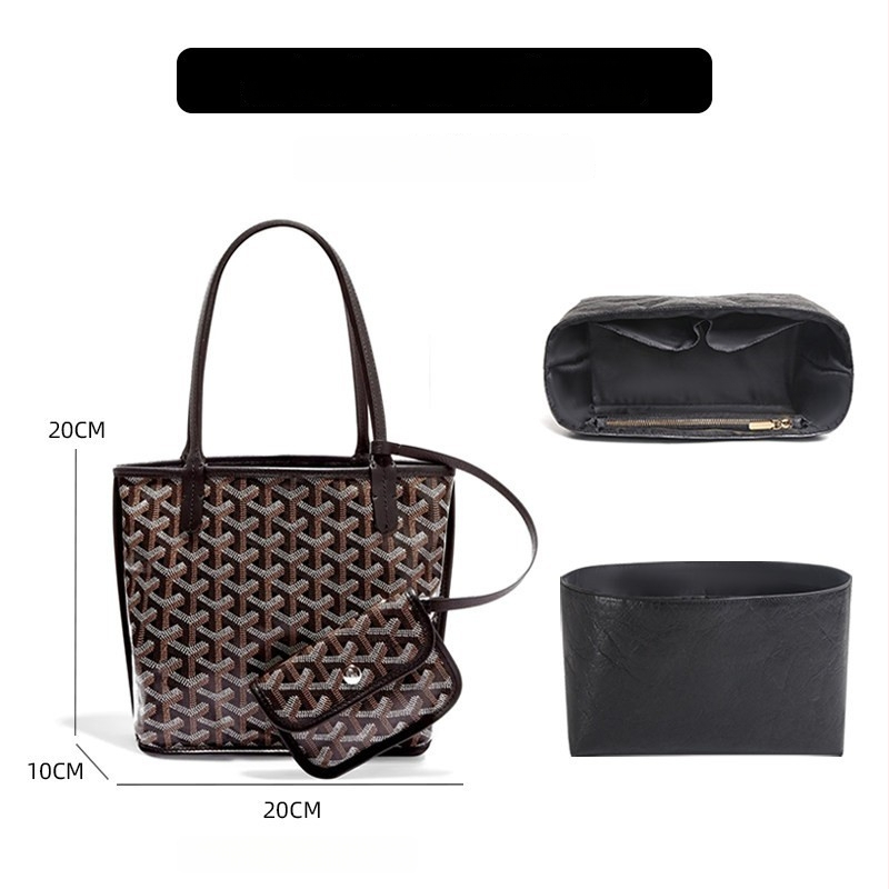 Geantă interioară pentru Goyard Anjou tote, design respirabil, lansare primăvara 2025, material: Alt, cutie: 1 bucată.