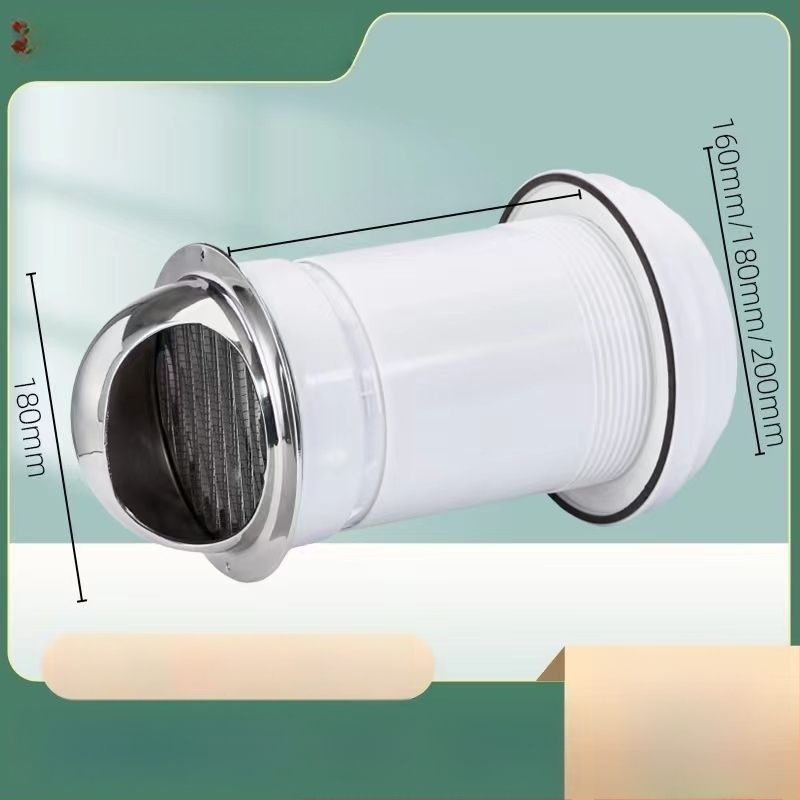 Обратен клапан, стенен или монтиран върху стъкло, пластмасов, CE-сертифициран, Сертификат №1