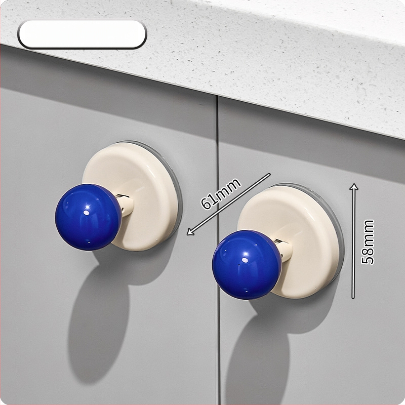 Дръжка за стъклени плъзгащи врати с вакуумна чашка — без пробиване, пластмасова, модел Ajd2025234