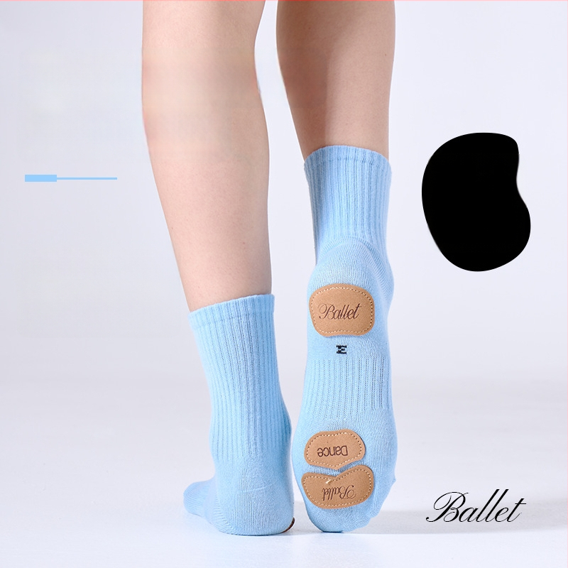 Κάλτσες χορού για παιδιά με αντιολισθητικό πάτο, μάρκα Yixlw, 70–80% βαμβάκι