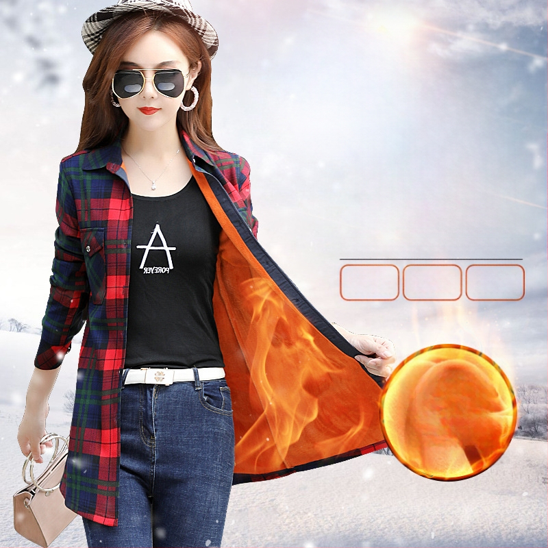 Női poliészter kockás ing, hosszú ujjak, négyzetes gallér, karcsú szabás