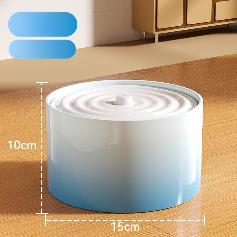 Керамичен диспенсър за вода за котки с постоянна температура и автоматично подаване на вода, капацитет 1,5 л, тегло 750 г