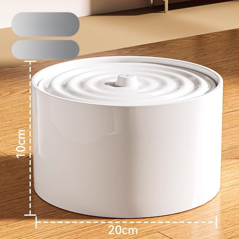 Керамичен диспенсър за вода за котки с постоянна температура и автоматично подаване на вода, капацитет 1,5 л, тегло 750 г