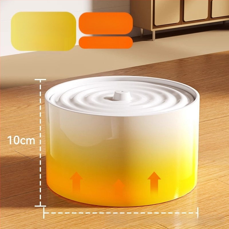 Керамичен диспенсър за вода за котки с постоянна температура и автоматично подаване на вода, капацитет 1,5 л, тегло 750 г