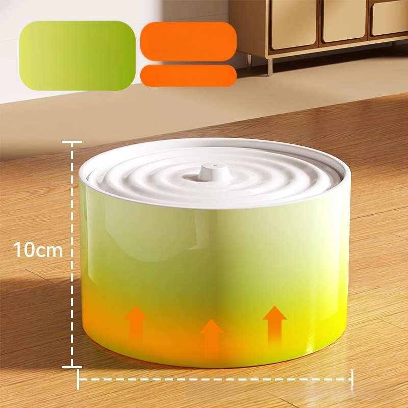 Керамичен диспенсър за вода за котки с постоянна температура и автоматично подаване на вода, капацитет 1,5 л, тегло 750 г