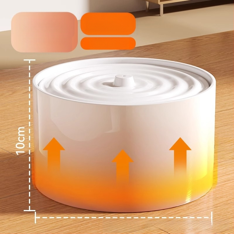 Керамичен диспенсър за вода за котки с постоянна температура и автоматично подаване на вода, капацитет 1,5 л, тегло 750 г