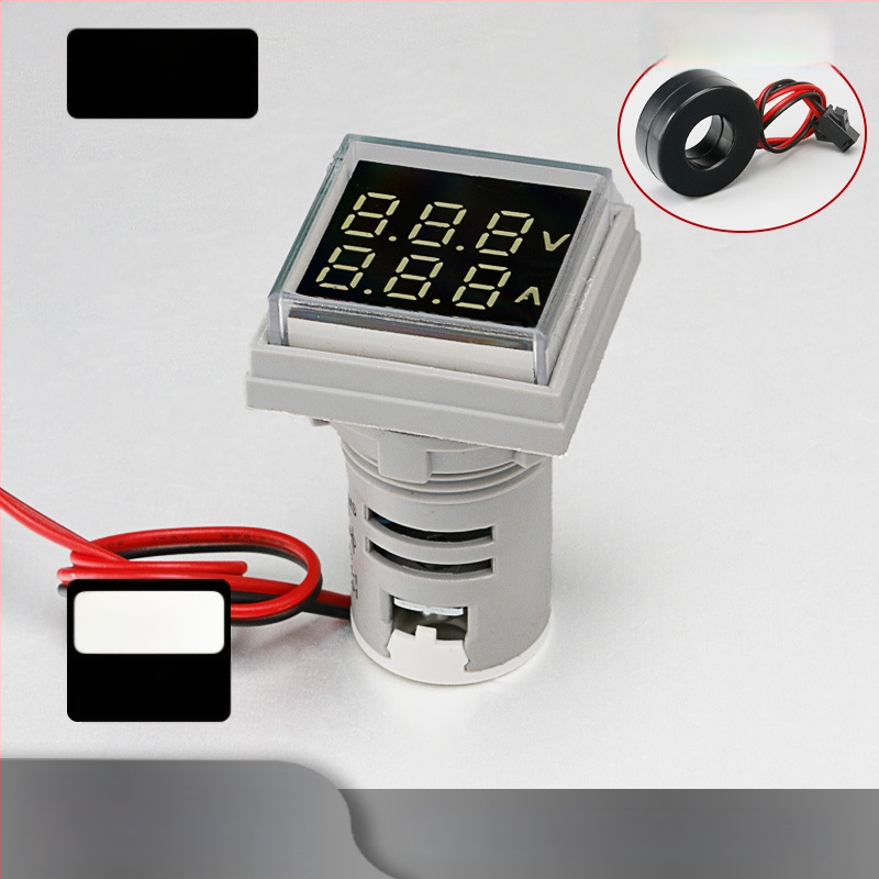 Μετρητής ρεύματος και τάσης με LED ψηφιακή οθόνη και διπλή ένδειξη