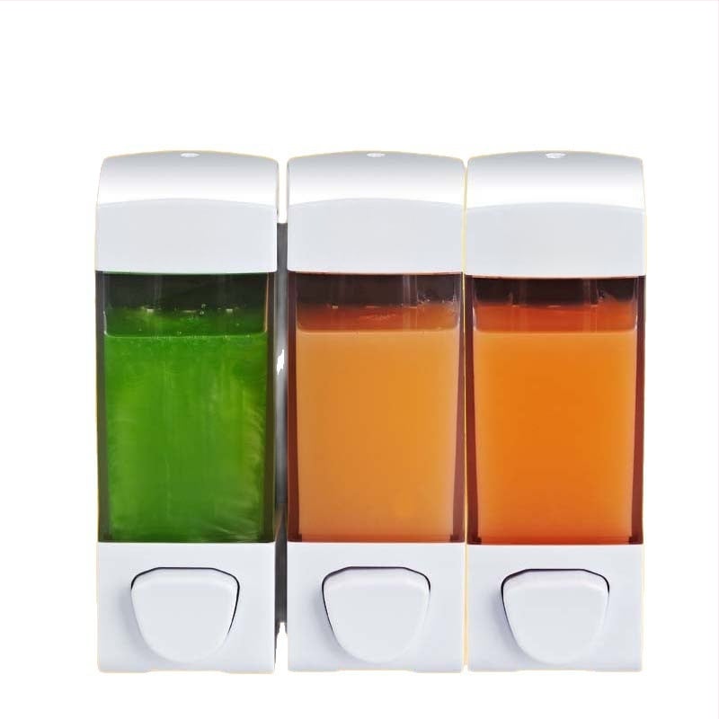 Kétfejes folyadékadagoló kézi nyomású működéssel | ABS anyag, modern minimalista design, Márka Yihui