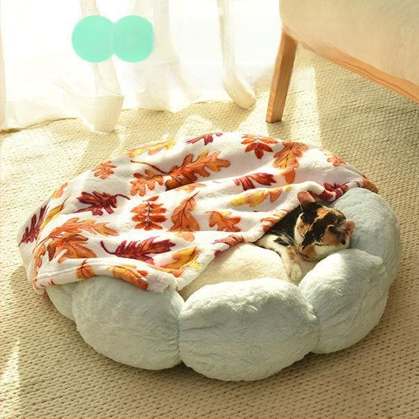 Φωλιά γάτας από ύφασμα – Θέρμανση όλο το χρόνο, παχύ σχέδιο με κινούμενα σχέδια. Υλικό: Ύφασμα; Για γάτες; Κατηγορία: Φωλιά κατοικίδιων