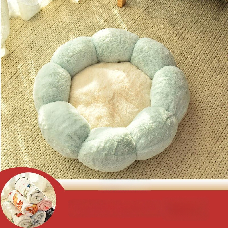 Φωλιά γάτας από ύφασμα – Θέρμανση όλο το χρόνο, παχύ σχέδιο με κινούμενα σχέδια. Υλικό: Ύφασμα; Για γάτες; Κατηγορία: Φωλιά κατοικίδιων