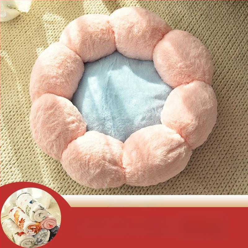 Φωλιά γάτας από ύφασμα – Θέρμανση όλο το χρόνο, παχύ σχέδιο με κινούμενα σχέδια. Υλικό: Ύφασμα; Για γάτες; Κατηγορία: Φωλιά κατοικίδιων