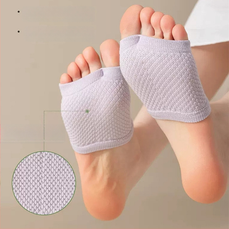 Pamukaste čarape s podijeljenim prstima, protuklizne, upijaju znoj, jednobojni uzorak, za muškarce 18–40 godina, za sve sezone