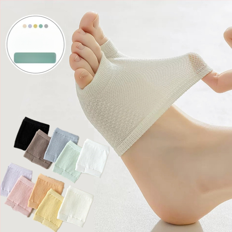 Pamukaste čarape s podijeljenim prstima, protuklizne, upijaju znoj, jednobojni uzorak, za muškarce 18–40 godina, za sve sezone