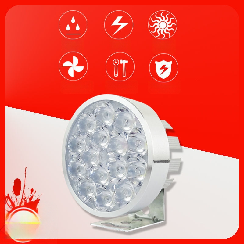 Žiarovka hlavného svetla motocykla pre elektrické vozidlá a trojkolesové vozidlá, refitovacie bodové svetlo, 1W, vonkajšie uchytenie, výmena žiarovky