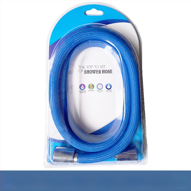 Nerezový sprchový hadič – zosilnený, odolný voči výbuchom, odolný voči vysokým teplotám, rýchle pripojenie, ručná inštalácia (Menovitý tlak 1.6 MPa; Materiál: nerezová oceľ; Konektory: nerezová oceľ)