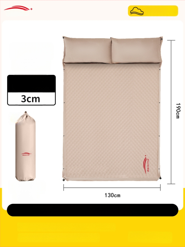 Αυτόματα φουσκώνεται αεροκρέβατο για υπαίθριο κάμπινγκ – φορητό στρώμα ύπνου για πάτωμα, επιφάνεια από συνθετικό ύφασμα