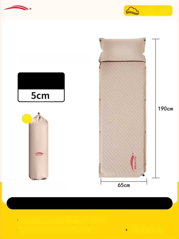 Αυτόματα φουσκώνεται αεροκρέβατο για υπαίθριο κάμπινγκ – φορητό στρώμα ύπνου για πάτωμα, επιφάνεια από συνθετικό ύφασμα