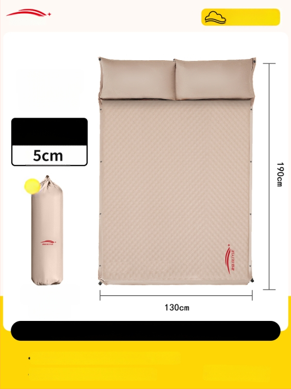 Αυτόματα φουσκώνεται αεροκρέβατο για υπαίθριο κάμπινγκ – φορητό στρώμα ύπνου για πάτωμα, επιφάνεια από συνθετικό ύφασμα