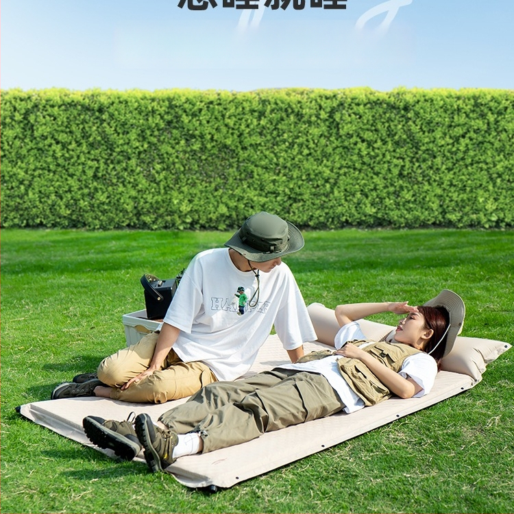 Αυτόματα φουσκώνεται αεροκρέβατο για υπαίθριο κάμπινγκ – φορητό στρώμα ύπνου για πάτωμα, επιφάνεια από συνθετικό ύφασμα