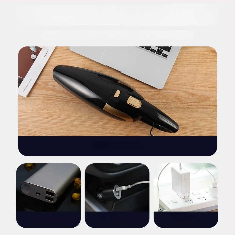 Aspirator portabil dual pentru casă și mașină, cu baterie reîncărcabilă, aspirare puternică (12V, 120W, 18000 Pa, 20 de minute autonomie, filtru HEPA)